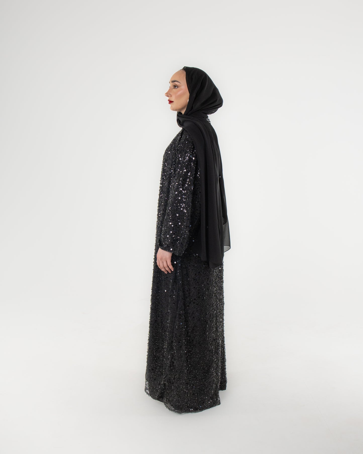 Pearl abaya - Black
